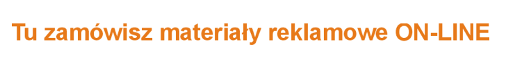 Sklep z materia�ami reklamowymi ON-LINE