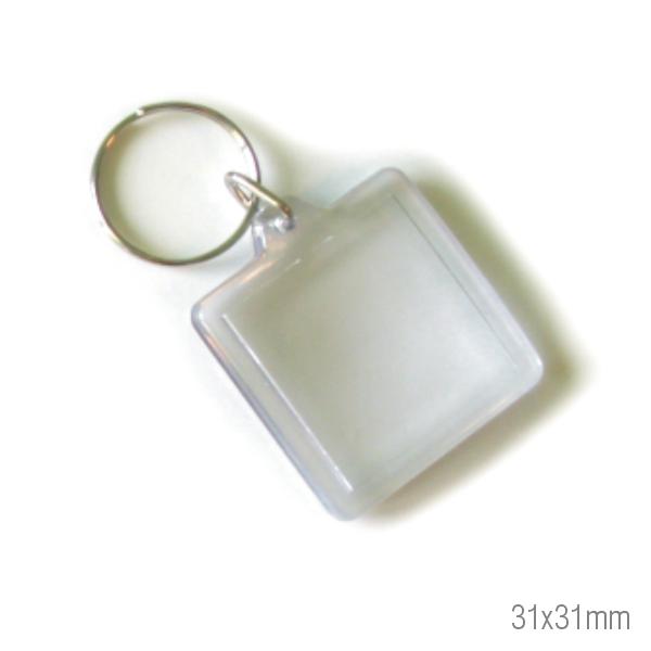 Brelok akrylowy 424. Nadruk pe�nokolorowy: 2 x 31 x 31