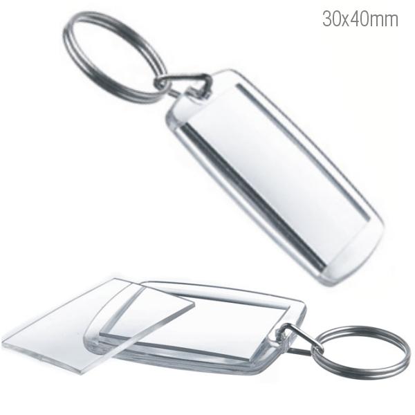 Brelok akrylowy 428. Nadruk pe�nokolorowy: 2 x 30 x 40