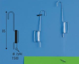 Metalowy haczyk z �y�k�. Symbol: 107-1