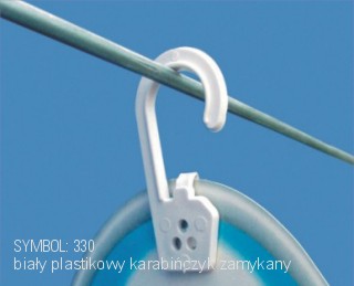 Karabi�czyk zamykany plastikowy