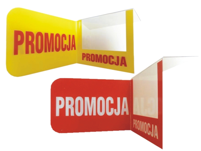 Stopery Reklamowe Os�onki Cenowe do Listew Rega�owych